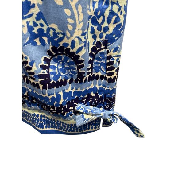 Lilly‎ Pulitzer Mila stretch Blue and White Sheath dress size 2 EUC - Picture 7 of 12